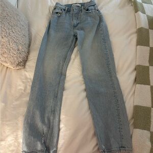 Abercrombie 90s High Rise Classic Blue Women's Straight Jeans